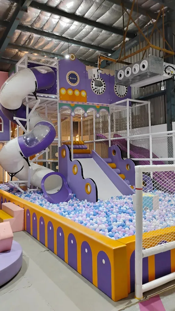 Completed Soft Play Structure with Ball Pit